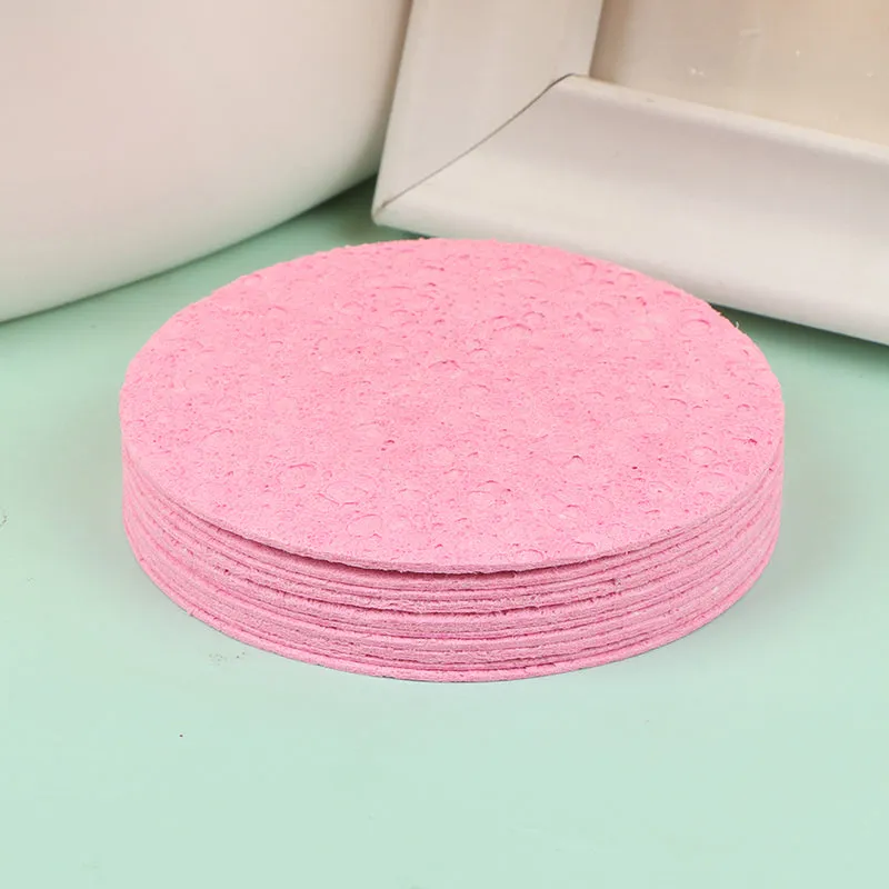 10Pcs Compressed Facial Cleansing Sponges