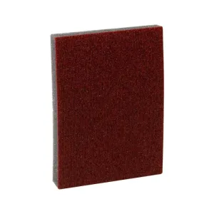 3M Pro-Pad Sanding Sponge PRPD-80, 2.88 in x 4 in x 0.5 in, 80 Grit, Case of 54