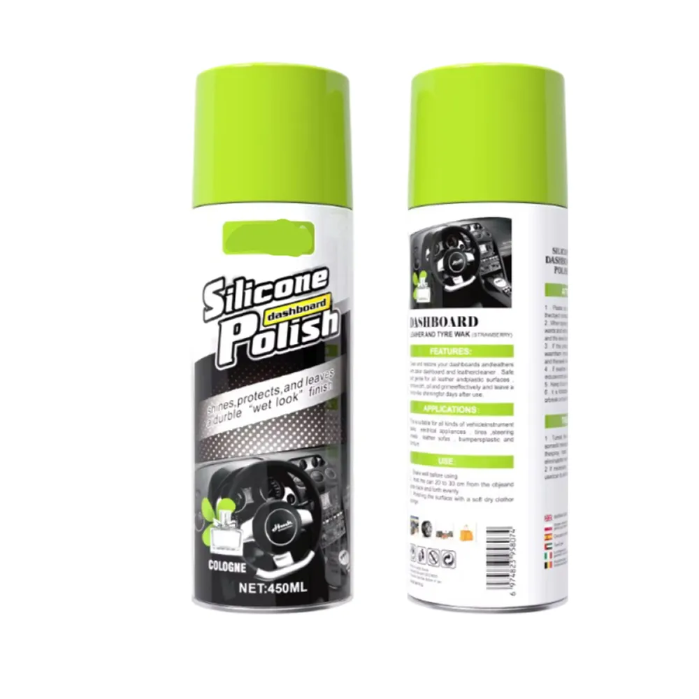 450Ml High Gloss Shine Silicone Dashboard Polish - White Sy-Qjyp208