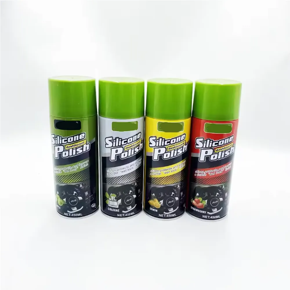 450Ml High Gloss Shine Silicone Dashboard Polish - White Sy-Qjyp208