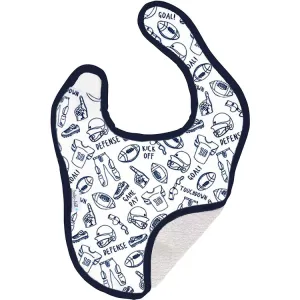 Baby Jar Feeding Bib in Game Day