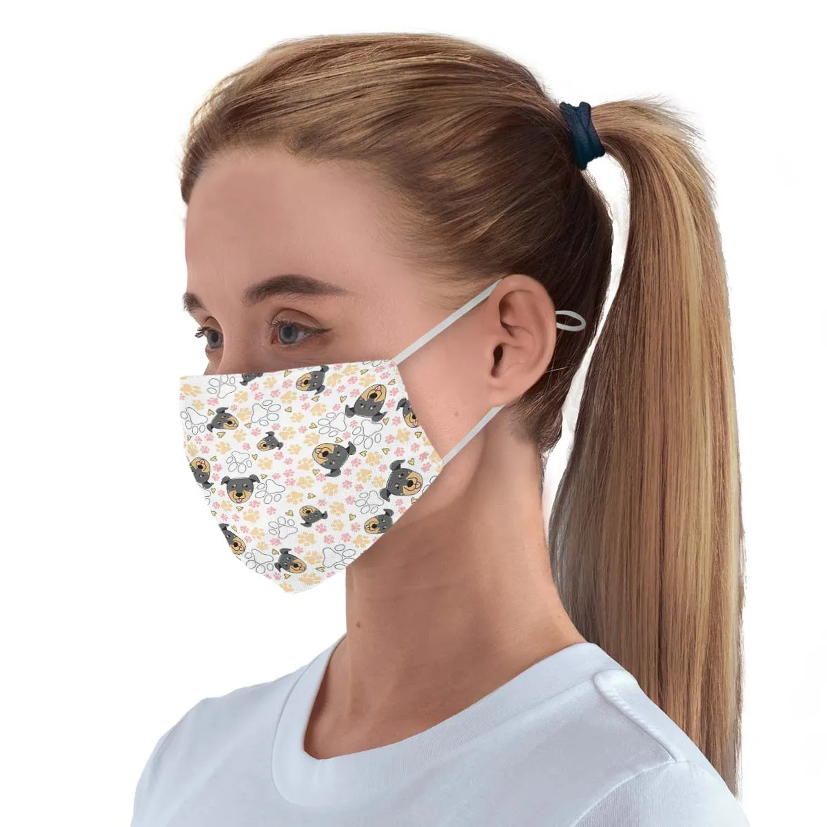 Beauceron Puppy Pattern Face Cover