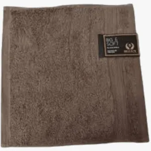 Bristol Big & Soft Face Cloths Brown