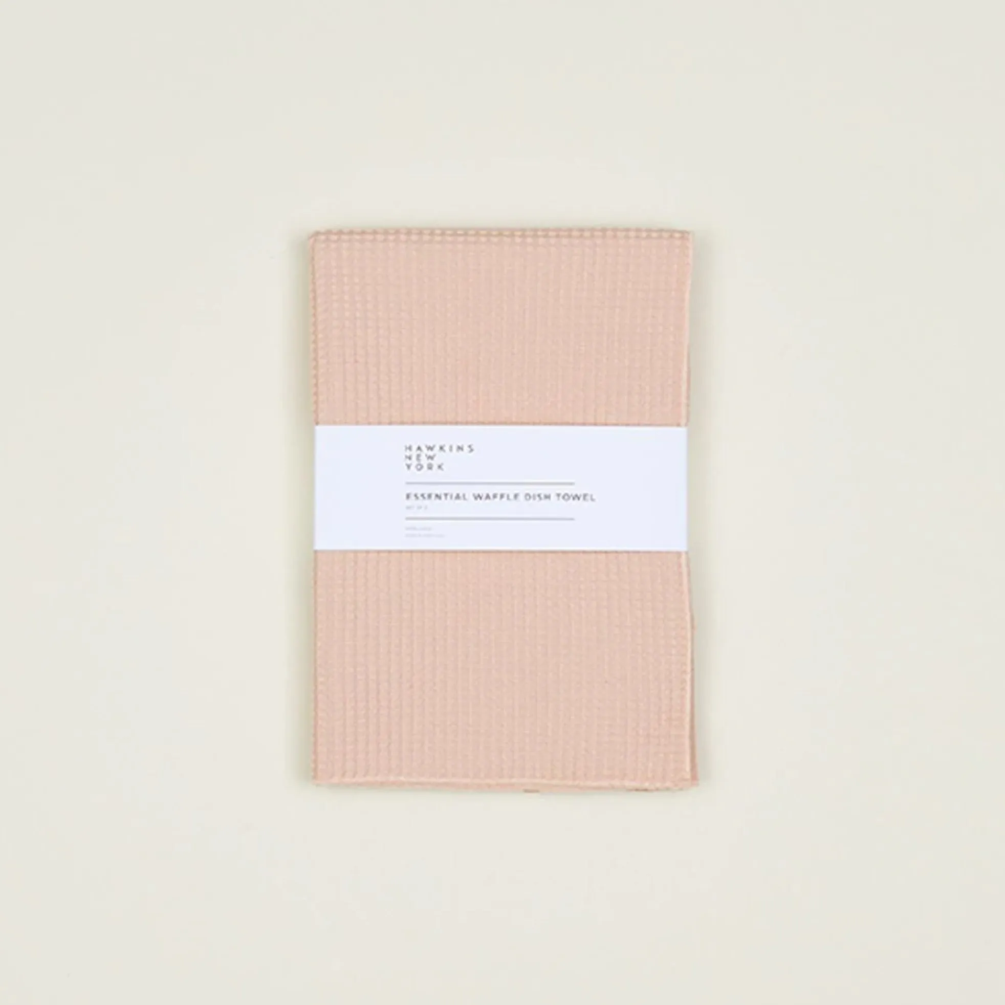 Essential Waffle Dish Towel Set of 2 (Blush   Terracotta)