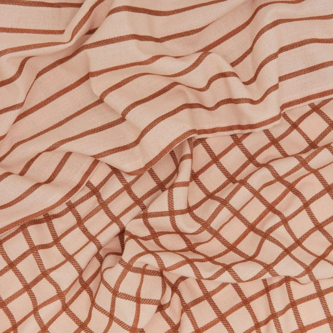 Essential Yarn Dyed Dish Towel | Set of 2 (Blush   Terracotta)