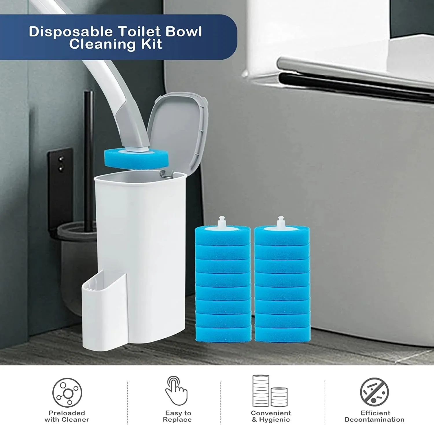 Hot Sale Disposable Toilet Cleaning System
