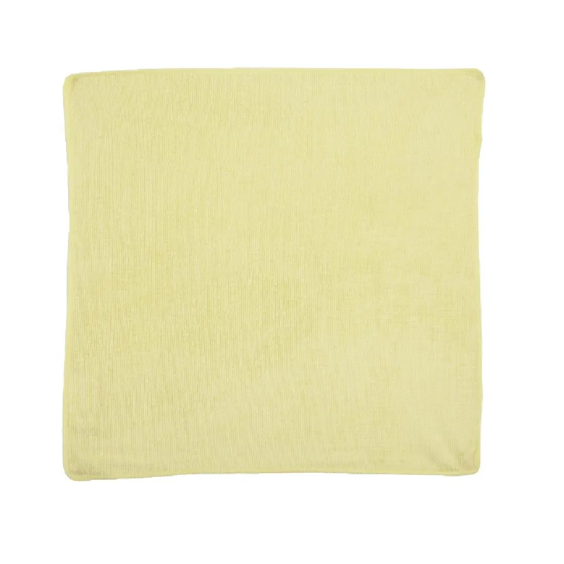 HZ153 Rubbermaid Economy Microfibre Cloth Yellow 400x400mm (Pack of 12)