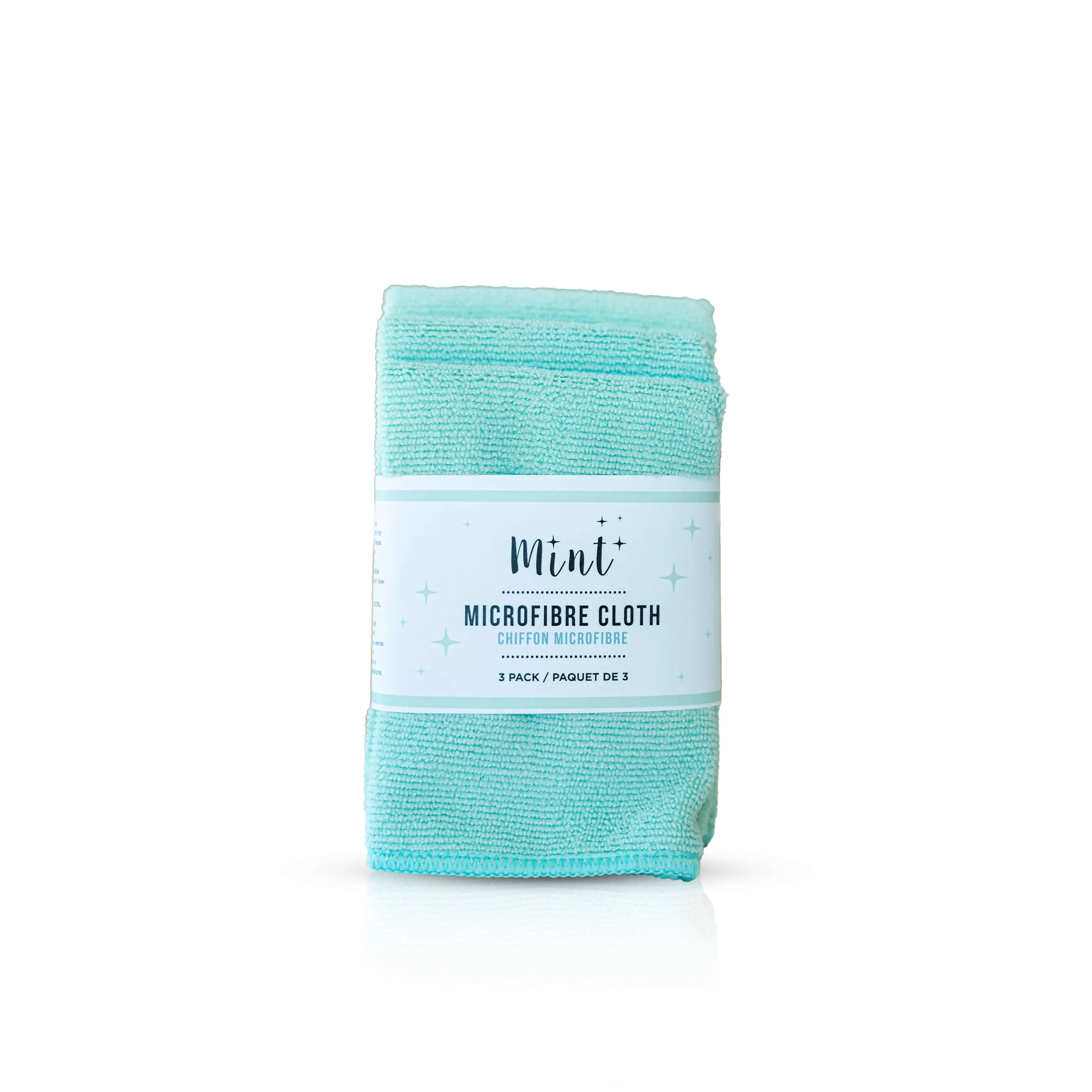 Mint Microfibre Cloths - 3 Pack