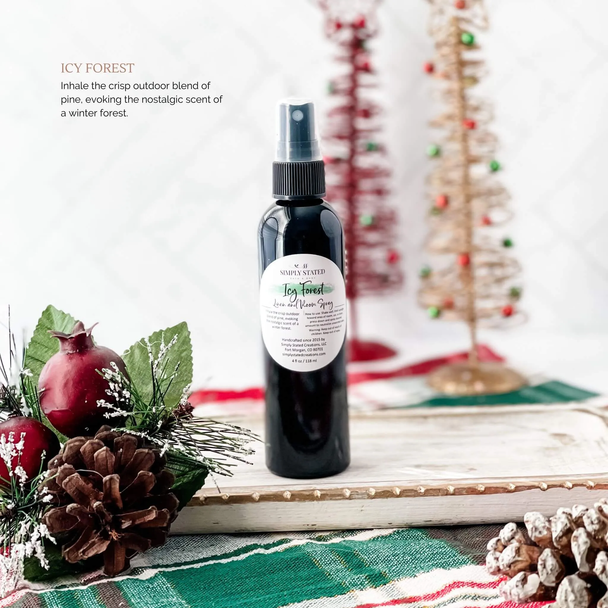 Odor Neutralizing Room Spray Christmas Winter Collection