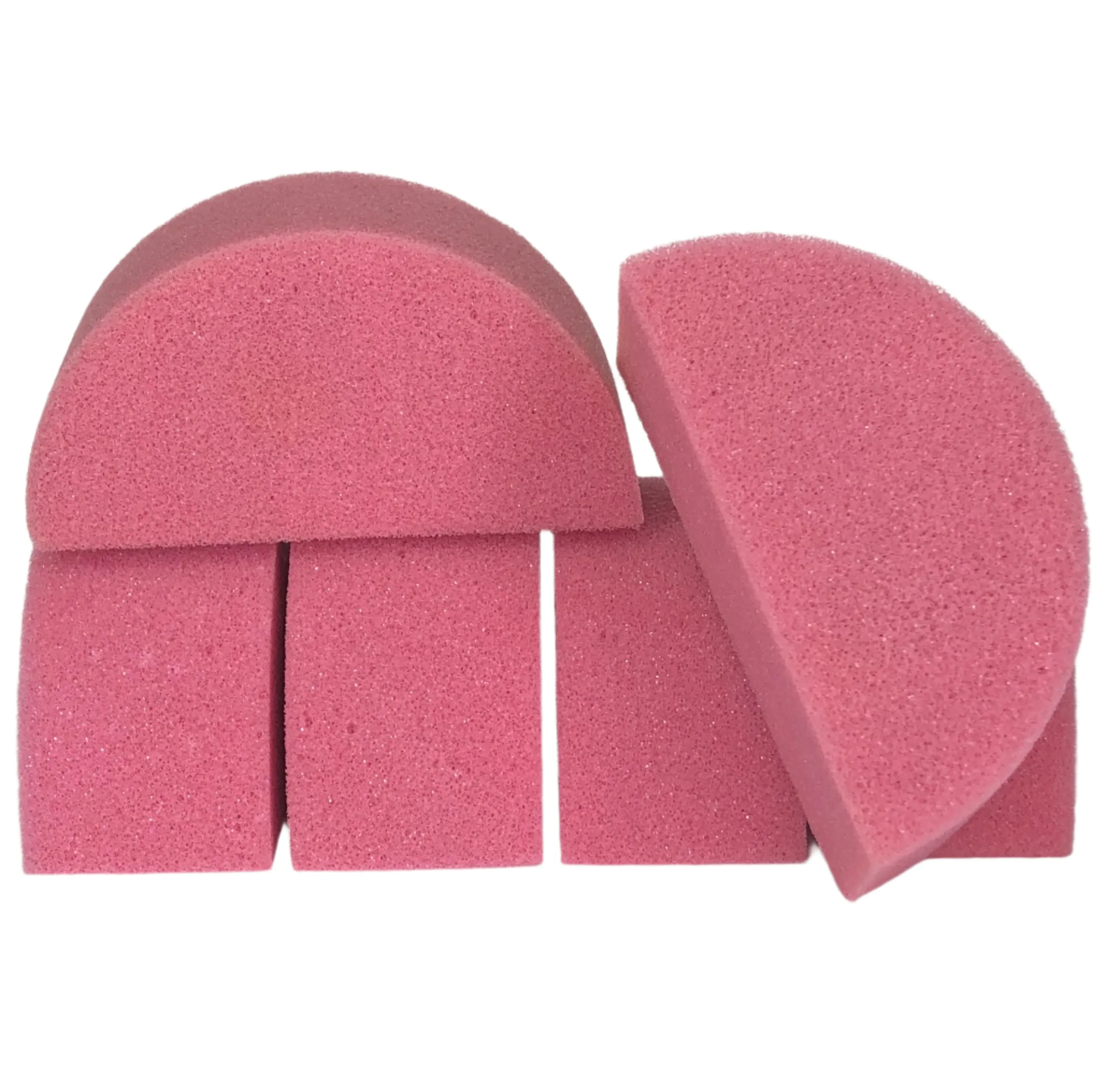 Pink Sponges - Large Half Circle 12 Pack