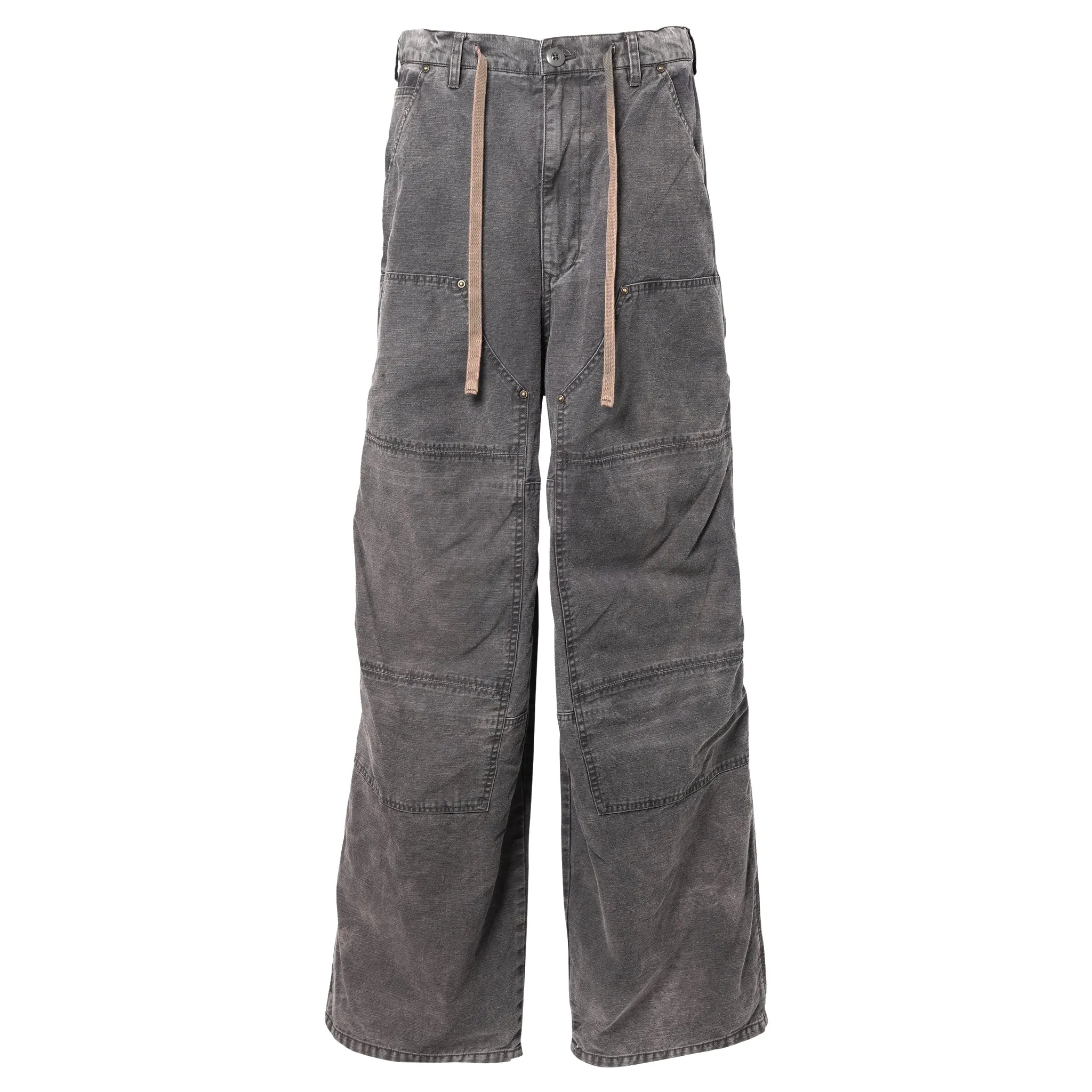 STAIN PAINTER PANTS / BLACK