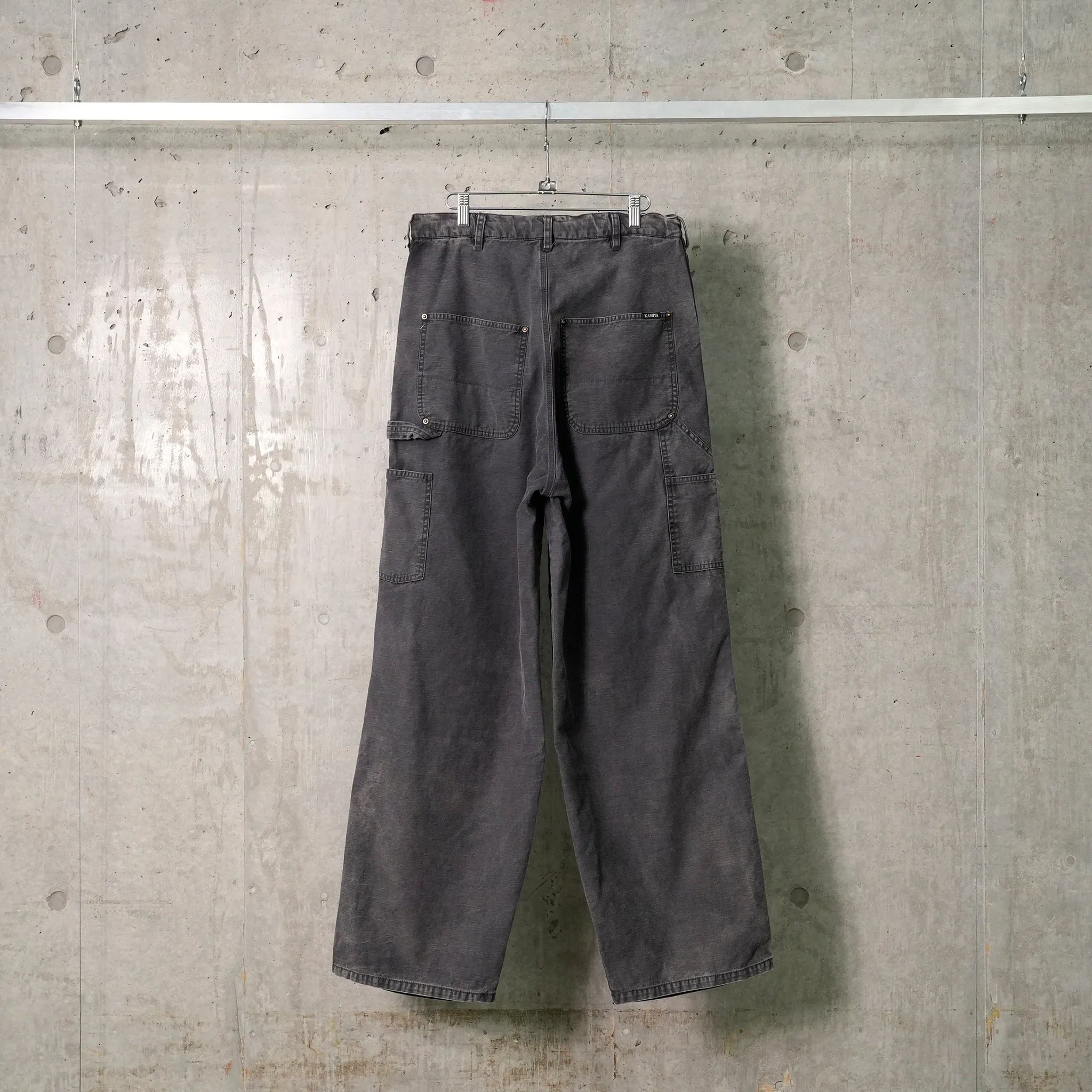 STAIN PAINTER PANTS / BLACK