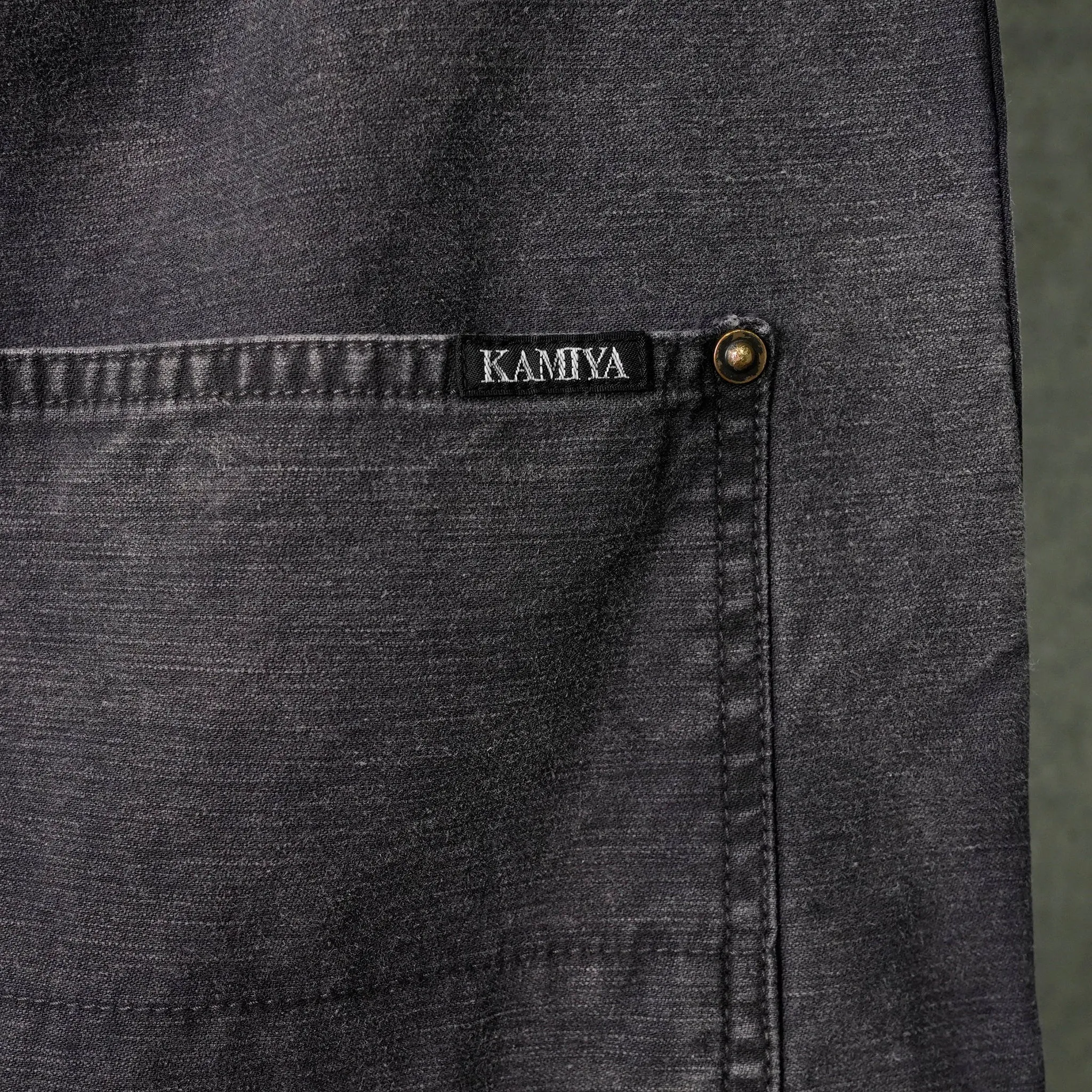 STAIN PAINTER PANTS / BLACK