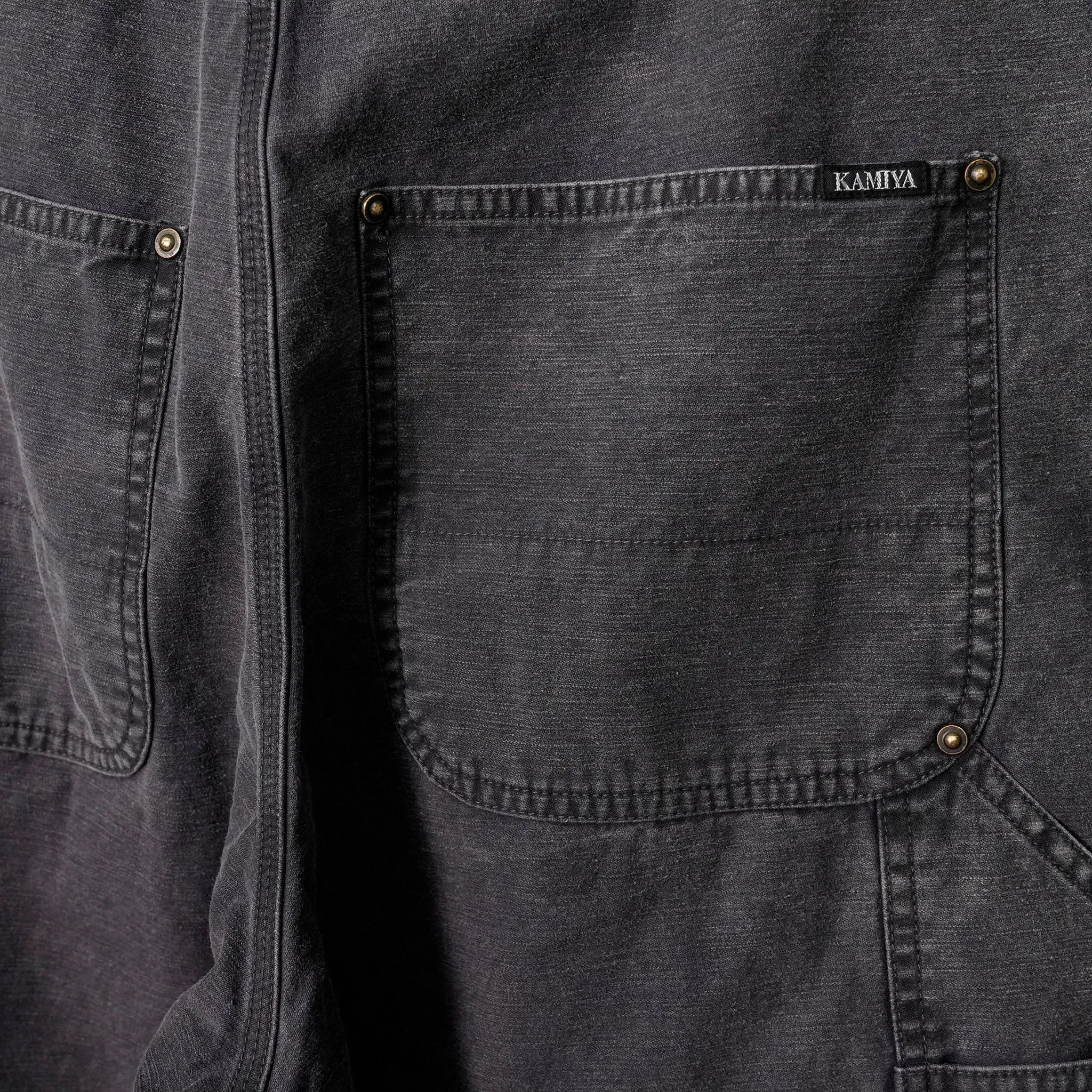 STAIN PAINTER PANTS / BLACK