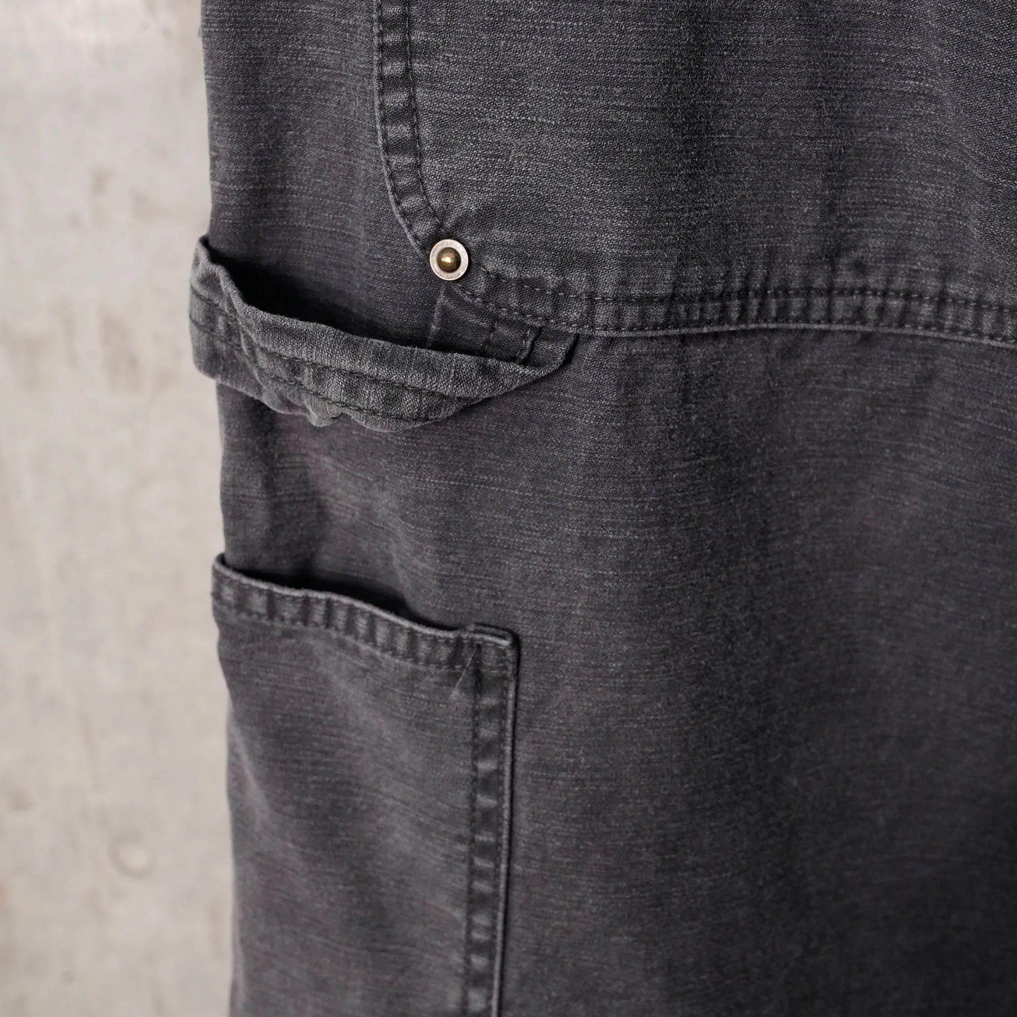 STAIN PAINTER PANTS / BLACK