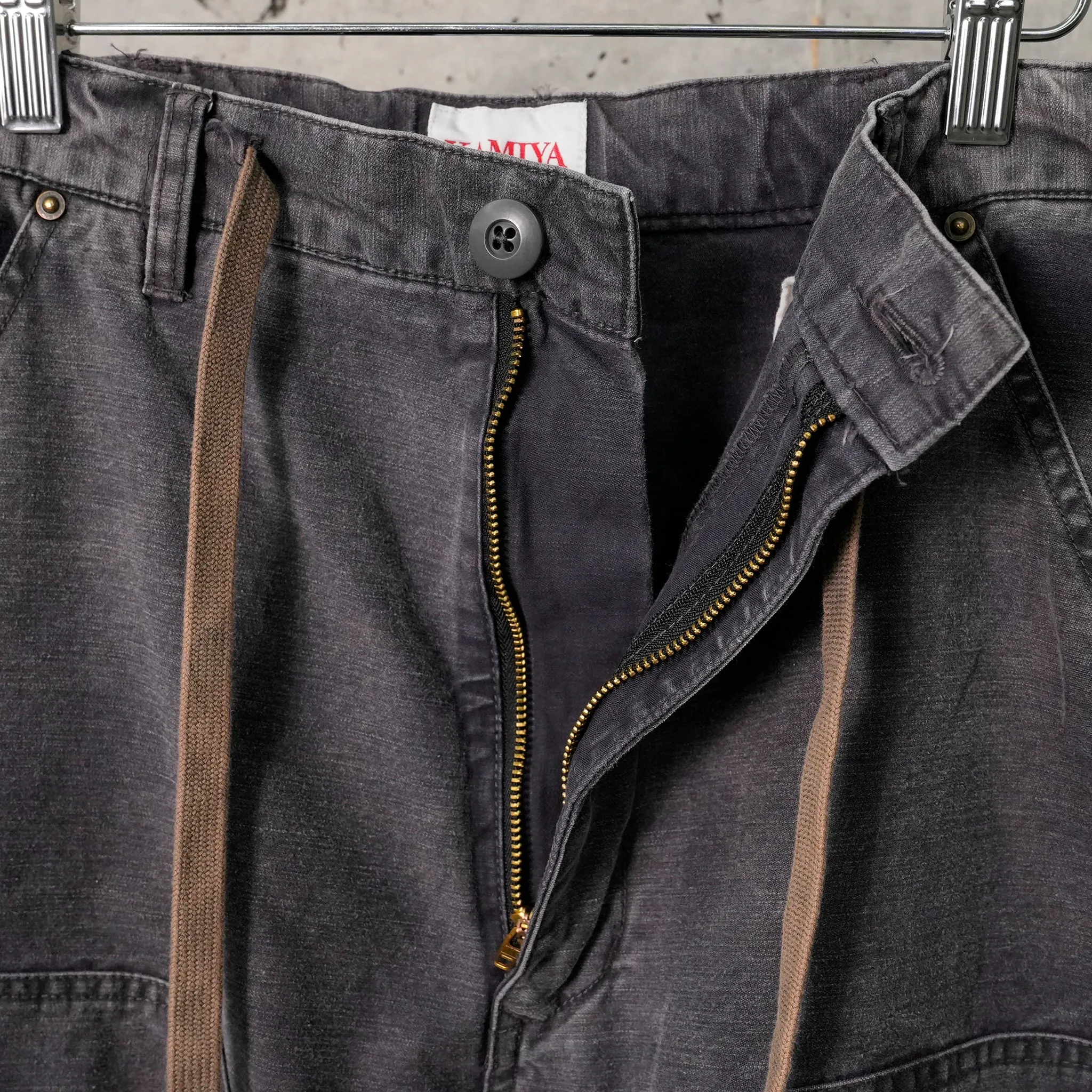STAIN PAINTER PANTS / BLACK