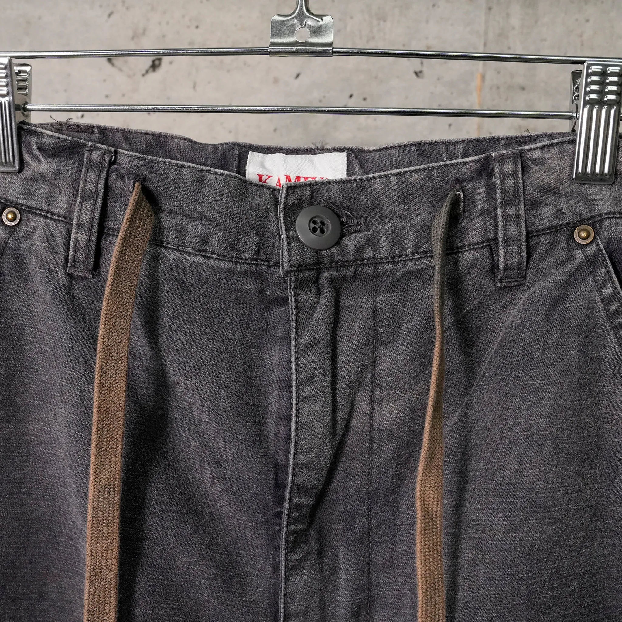 STAIN PAINTER PANTS / BLACK