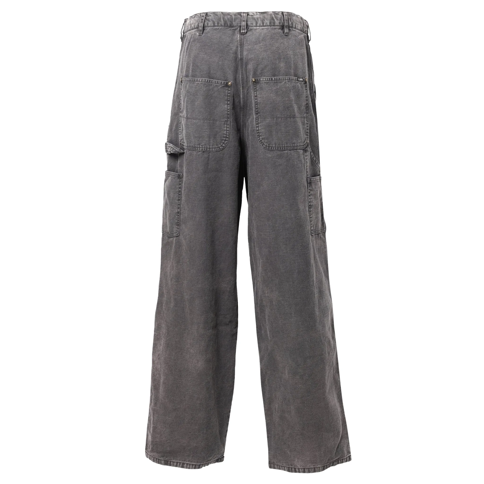 STAIN PAINTER PANTS / BLACK