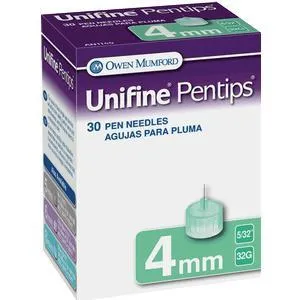Unifine Pentips Short Pen Needle 31G x 8 mm (30 count)